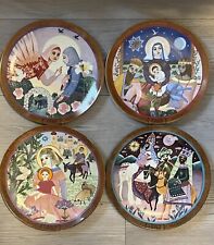1982, 83, 85, 86 Lot Of 4 Decorative Plates 9.5