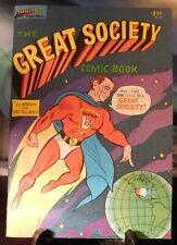 Vintage 1966 Parallax Comic Book Co. The Great Society Super LBJ picture