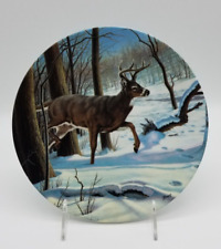 Dominion China The White Tailed Deer Plate Wild & Free by Paul Krapf picture
