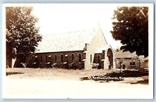 Copemish Michigan MI Postcard RPPC Photo St. Raphael's Church 1935 Vintgage picture