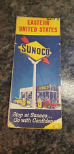 Vintage 1962-63 Sunoco Eastern United States Map (Lot 1245) picture