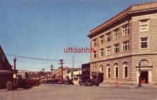 BUSINESS DISTRICT. ROCK SPRINGS, WY U.S. Highways 30 & 187. 40's era autos picture