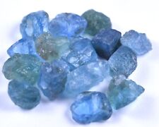20 Pcs Natural Sky Blue Apatite Crystal Loose Roughs Wholesale Gemstone Lot picture