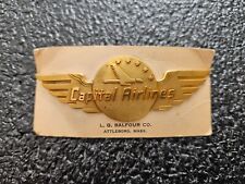 Vintage Capitol Airlines Pilot Hat Badge picture