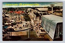 Seattle WA-Washington, Worlds Fair, Monorail at Century 21 Expo Vintage Postcard picture