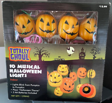 Lighted Gemmy  Musical Pumpkins Halloween Jack O spooky scary  VIDEO NIB picture