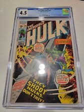 INCREDIBLE HULK #142 1971 CGC 4.5 1ST APP VALKYRIE Bronze Age FLASH SALE picture