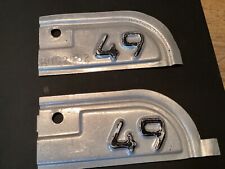 PAIR OF 1949 CALIFORNIA LICENSE PLATE TAGS/TABS picture