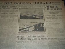 1905 MARCH 22 THE BOSTON HERALD - STEAM ABOVE LIMIT ON BROCKTON - BH 144 picture