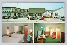 Postcard Donaraile Motel & Apartments North Wildwood New Jersey Multiview TV On picture