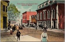 1912 Auburn, Maine Postcard 