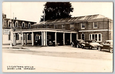 RPPC Postcard~ U.S. Customs Office~ Derby Line, Vermont picture