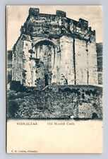 Old Moorish Castle Gibraltar Italy V B Cumbo UDB Postcard picture