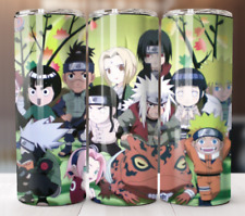Naruto Uzumaki Shippuden Anime Design Tumbler 20oz Skinny Cup Mug Lid w/ Straw picture