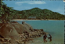 Grenada West Indies Grand Anse Beach vintage postcard sku013 picture