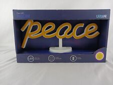 Peace Sign Decor LED (NEON EFFECT) Peace Sign Urban Shop NEW picture