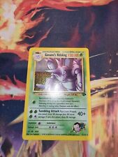 Giovanni's Nidoking 7/132 Gym Holo Pokemon Card - EX MT picture
