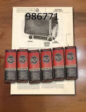 Vintage 1954-55(early) Chevy Truck Radio #986771 tube set plus FREE Photofacts picture