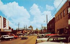 Marshall TX Texas West Grand Main Street Downtown Caddo Lake Vtg Postcard A38 picture