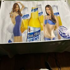 San Miguel Light Custom Vinyl Beer Banner 3 X 2 Foot Sexy Women 🇵🇭 Beer picture