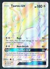 Tauros GX Holo Secret Rare Rainbow 156/149 Pokémon 2017 Sun & Moon NM/M picture
