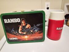 VINTAGE RAMBO LUNCHBOX AND THERMOS- UNUSED picture