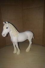 Schleich WHITE SHIRE MARE Draft Horse Animal figure Toy 2012 Retired  picture