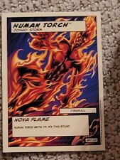 HUMAN TORCH Marvel Legends Showdown Card HMT-03 Card Fantastic Four Johnny Storm picture