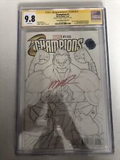 Champions (2016) # 1 (CGC SS 9.8 WP) | Signed By Humberto Ramos Census = 4 picture