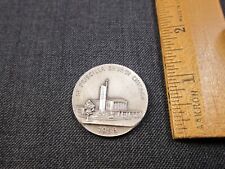 Neat vintage 1958 sterling silver medal coin St. Priscilla Church Chicago picture