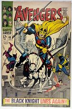 Avengers #48, 1st Dane Whitman in Armor, VG/FN, Marvel Comics 1968 picture
