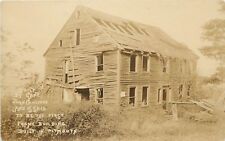 1910s RPPC Postcard First Frame Bldg in Plymouth VT, Built by Capt John Coolidge picture