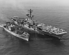 USS Bennington CVA-20 Aircraft Carrier 1968 Photo USS Mauna Kea Tonkin Gulf 8x10 picture