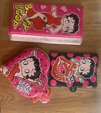 Cute Vintage Betty Boop 3-Piece Notebook Set with working lock and key picture