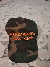 Vintage DONALD TRUMP MAGA CAMOUFLAGE CALI FAME CAP HAT Make America Great Again picture