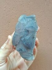 230g Natural Gemstone Blue Fluorite On Matrix Vintage Mineral Specimen picture