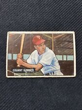1951 Bowman Baseball #148 Granny Hamner Philadelphia Phillies picture