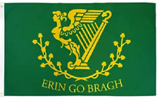 ERIN GO BRAGH HISTORICAL 3'X5' POLY FLAG 100D picture