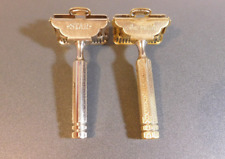 Lot of two 1921 Flip-Top  Single-Edge Safety Razors: 