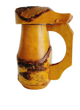 Rare Wooden European Czechoslovakia Handcrafted Lidded Mug Stein BLANSCO 1976  picture
