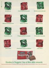 1996 Hershey's Chocolate Nuggets Christmas Holiday vtg PRINT AD Advertisement picture