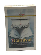 Carnival Cruises Cruise Ships Vintage Playing Cards 1984-1990 Sealed New picture
