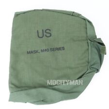 Weckworth Military Gas Mask Carrier Assembly Pouch OD Green M40 USGI USA Made picture
