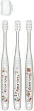 Skater Hello Kitty Toothbrush 3-5-year-old Clear, 3 Pieces TBCR5T picture