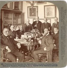 PRES. McKinley and His Eight Chosen Advisers in the Cabinet Room--Underwood T39 picture