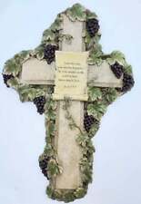 John 15:5 I am the Vine Ceramic Wall Cross picture