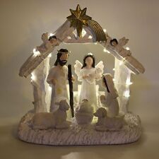 WANCHIY Nativity Sets for Christmas Indoor- Set with LED String...  picture