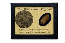 Civil War Bullet Relic from The Battle of Wilderness, VA with Display Case & COA picture