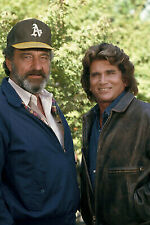 HIGHWAY TO HEAVEN MICHAEL LANDON VICTOR FRENCH POSE TOGETHER 24X36 POSTER picture