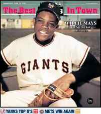 FAREWELL TO A GIANT WILLIE MAYS BASEBALL ICON DEAD NY POST NEWS 6/19 2024 picture